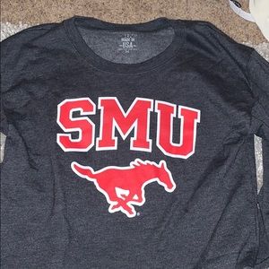 SMU cropped sweatshirt